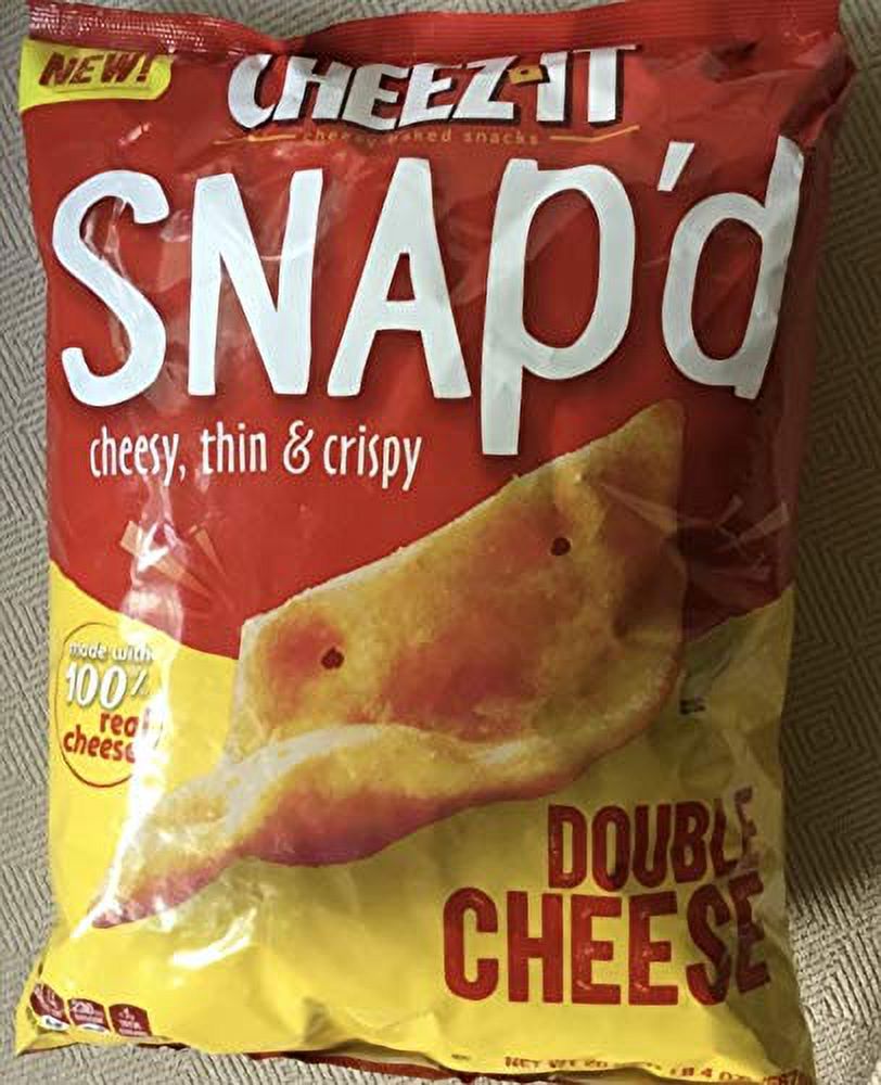 Cheez It Snap,D Double Cheese Baked In & On Top 20 Oz.