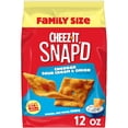 thumbnail image 1 of Cheez-It Snap'd Cheddar Sour Cream and Onion Cheesy Baked Chips, Lunch Snacks, 12 oz, 1 of 11