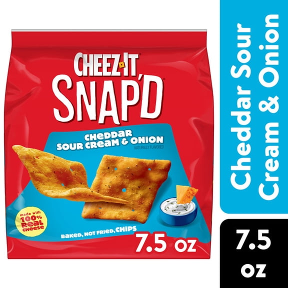 Cheez-It Snap'd Cheddar Sour Cream and Onion Cheese Crackers