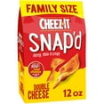 thumbnail image 1 of Cheez-It Snap'd Double Cheese Cracker Chips, Thin Crisps, 12 oz (Pack of 8), 1 of 5