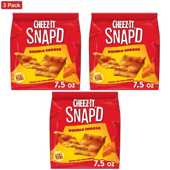 Cheez-It Snap'd Double Cheese Crackers - 7.5oz