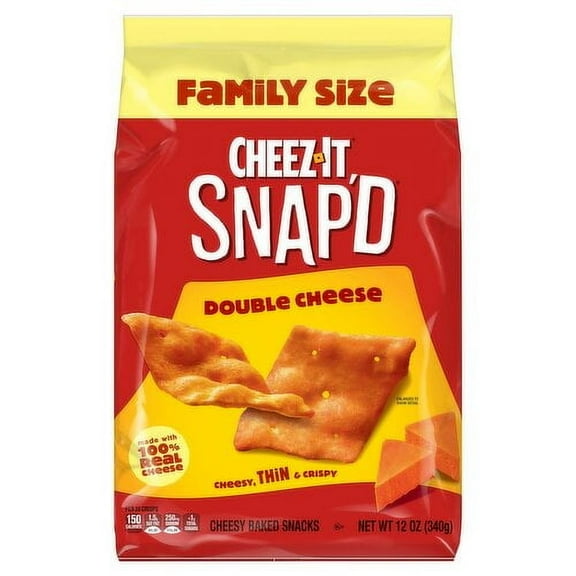 Cheez-It Snap'd Double Cheese Family Size 12 oz
