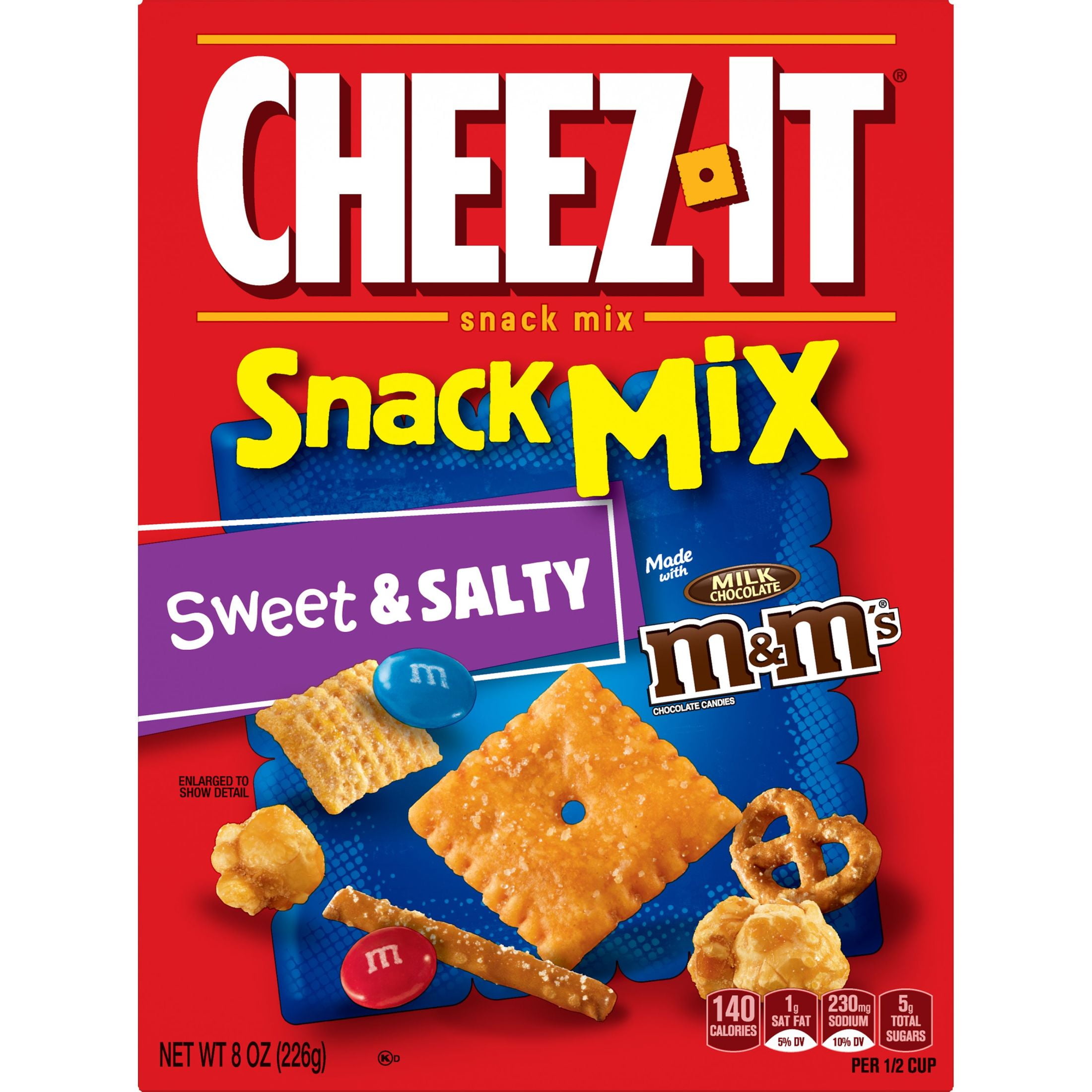 CheezIt Sweet & Salty with M&Ms Baked Snack Mix, 8 oz