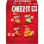 Cheez-It Variety Pack Cheese Crackers, Baked Snack Crackers, 20 Count