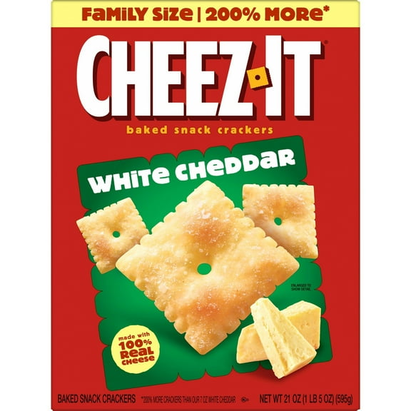 Cheez-It White Cheddar Cheese Crackers - 21 oz (Pack of 1)