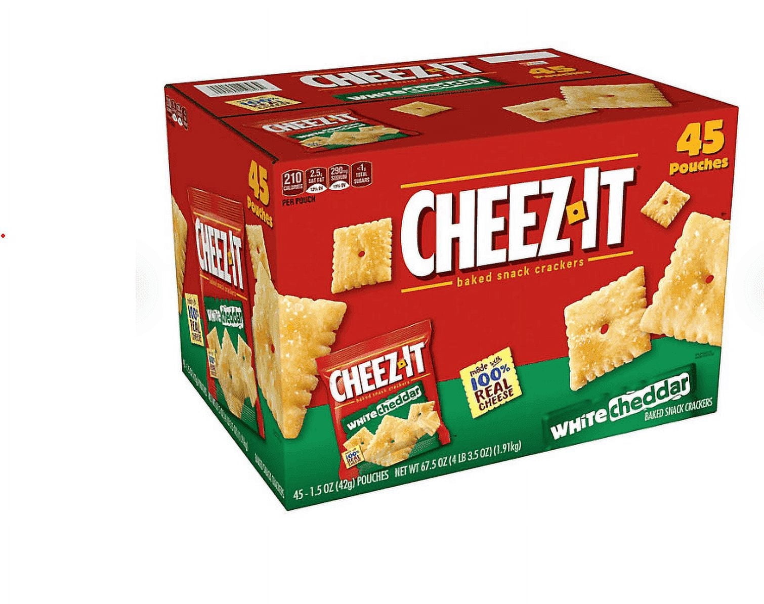 Cheez-It White Cheddar Snack Packs, 1.5 oz., 45 pk.1