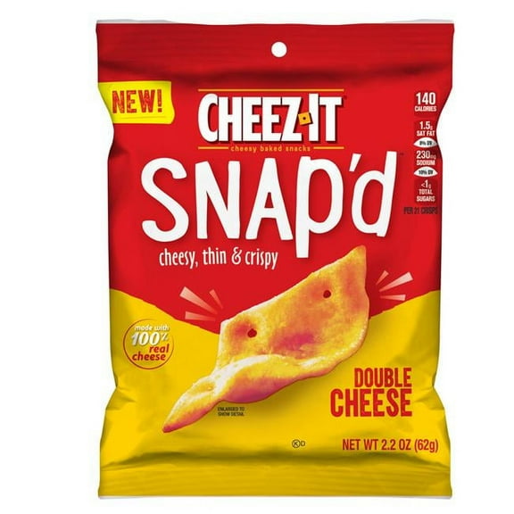 Cheeze-It  2.2 oz Bagged Snapd Double Cheese Chips - Pack of 6
