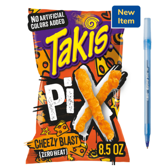 Cheezy Blast Pix Crunchy Corn Puff Snack 8.5 oz