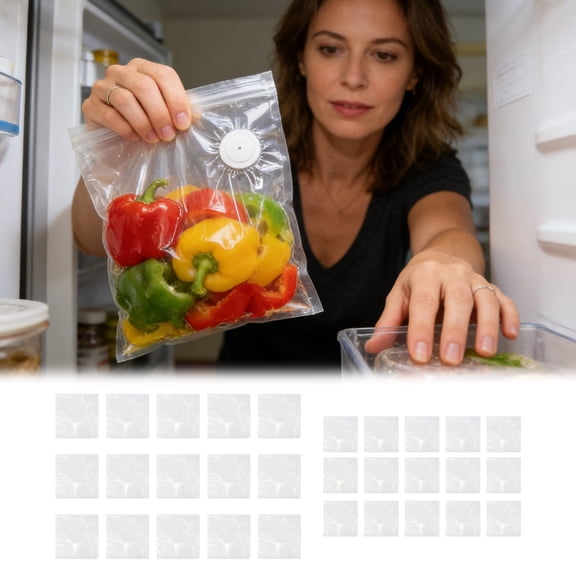 Chef 30 Reusable Vacuum Sealer for Food Storage and Meal Prep Air Vacuum Sealing System with 15S+15L Bags Kitchen for Freshness and Organization