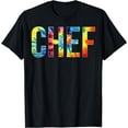 thumbnail image 1 of Chef Appreciation Day Tie Dye For Women For Work T-Shirt, 1 of 2