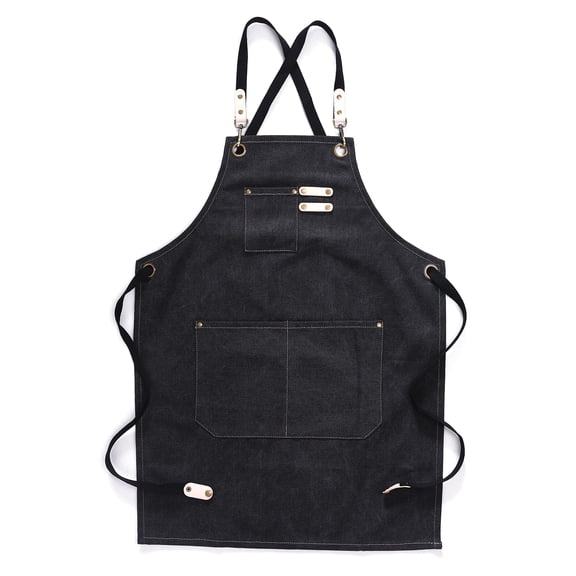 Chef Aprons Professional Bib Apron with Pockets Cloth Material for Men Women