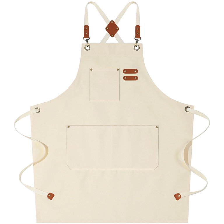 AFUN Chef Aprons For Women Men With Large Pockets, Brunei