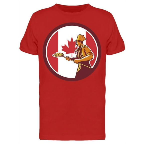 Chef Baking Bread  T-Shirt Men -Image by Shutterstock, Male x-Large