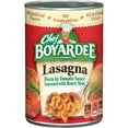 thumbnail image 1 of Chef Boyardee Lasagna in Tomato Sauce Seasoned with Meat, Ready-to-Eat Meal, 15 oz. Can, 1 of 9