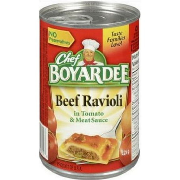 Chef Boyardee, Beef Ravioli Can, 15 oz (Pack of 2)