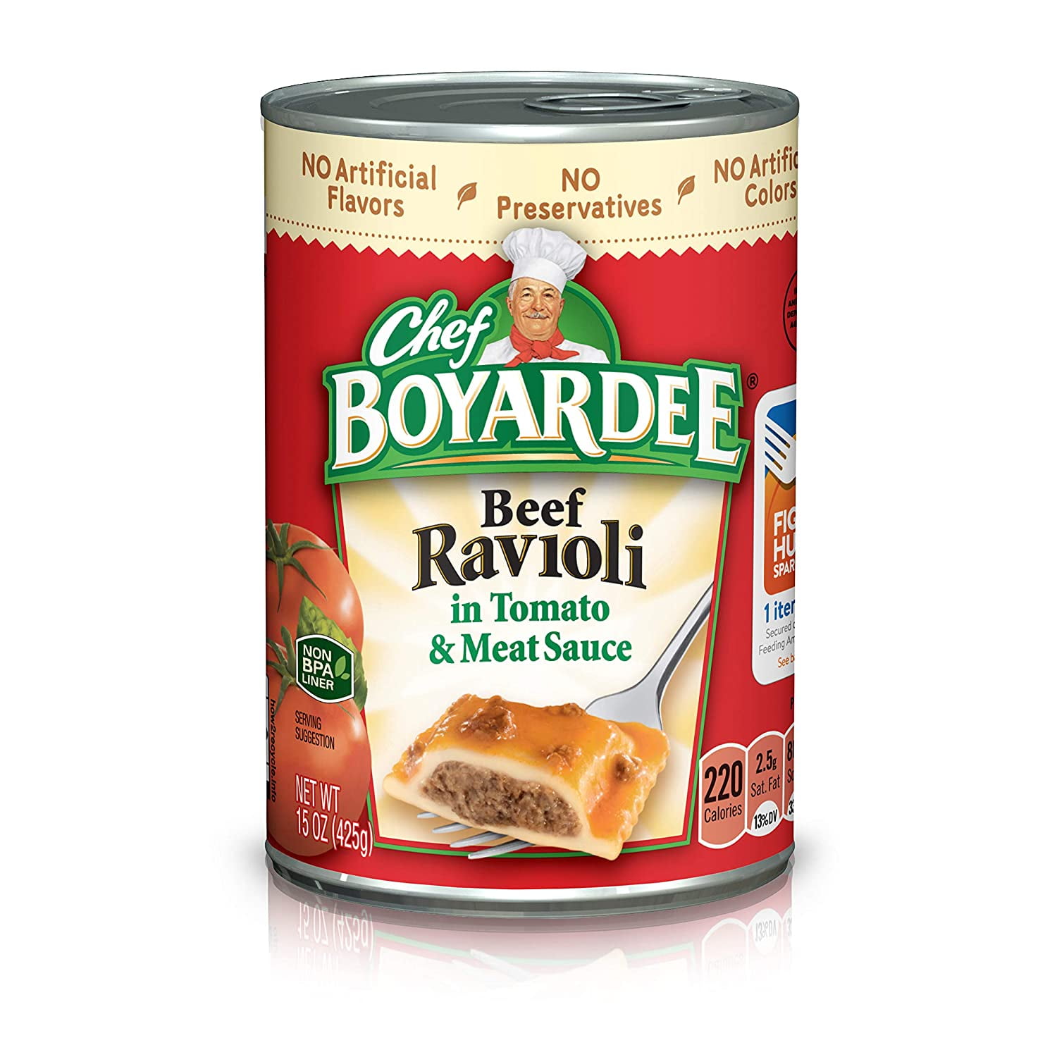 Chef Boyardee Beef Ravioli, Canned Food, 15 OZ Can Ravioli (24 Cans ...