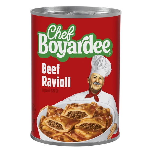 Chef Boyardee Beef Ravioli in Pasta Sauce, Ready-to-Eat Meal, 15 oz. Can