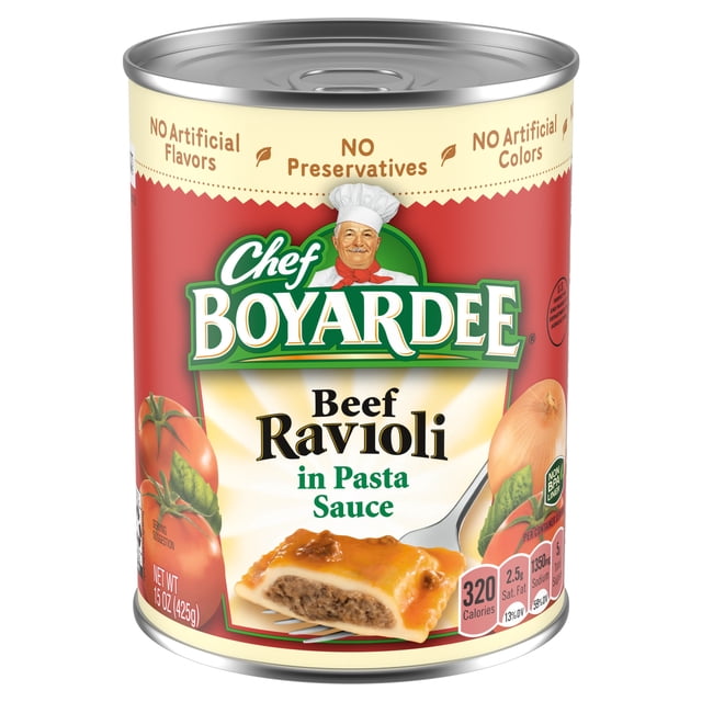 Beef Ravioli Can - Snack packs for facility management - Walmart ...