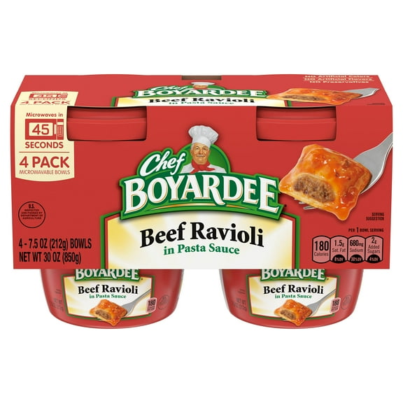 Chef Boyardee Beef Ravioli Microwave Meal (Pack of 3)