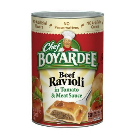 Chef Boyardee Beef Ravioli in Tomato & Meat Sauce 40 oz (Pack of 16)
