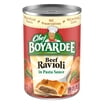 Chef Boyardee Mini Beef Ravioli, Small Size Canned Pasta, 15 oz ...