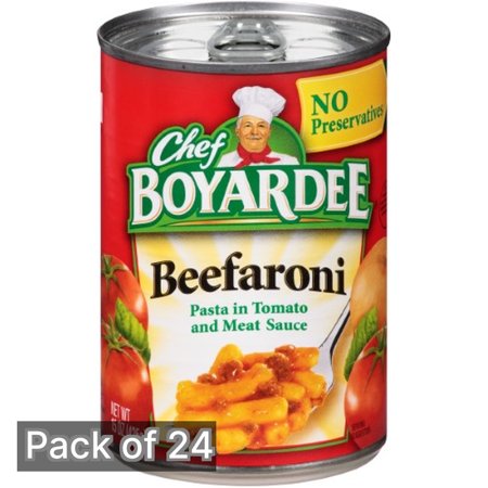Chef Boyardee Beefaroni (Pack of 24)