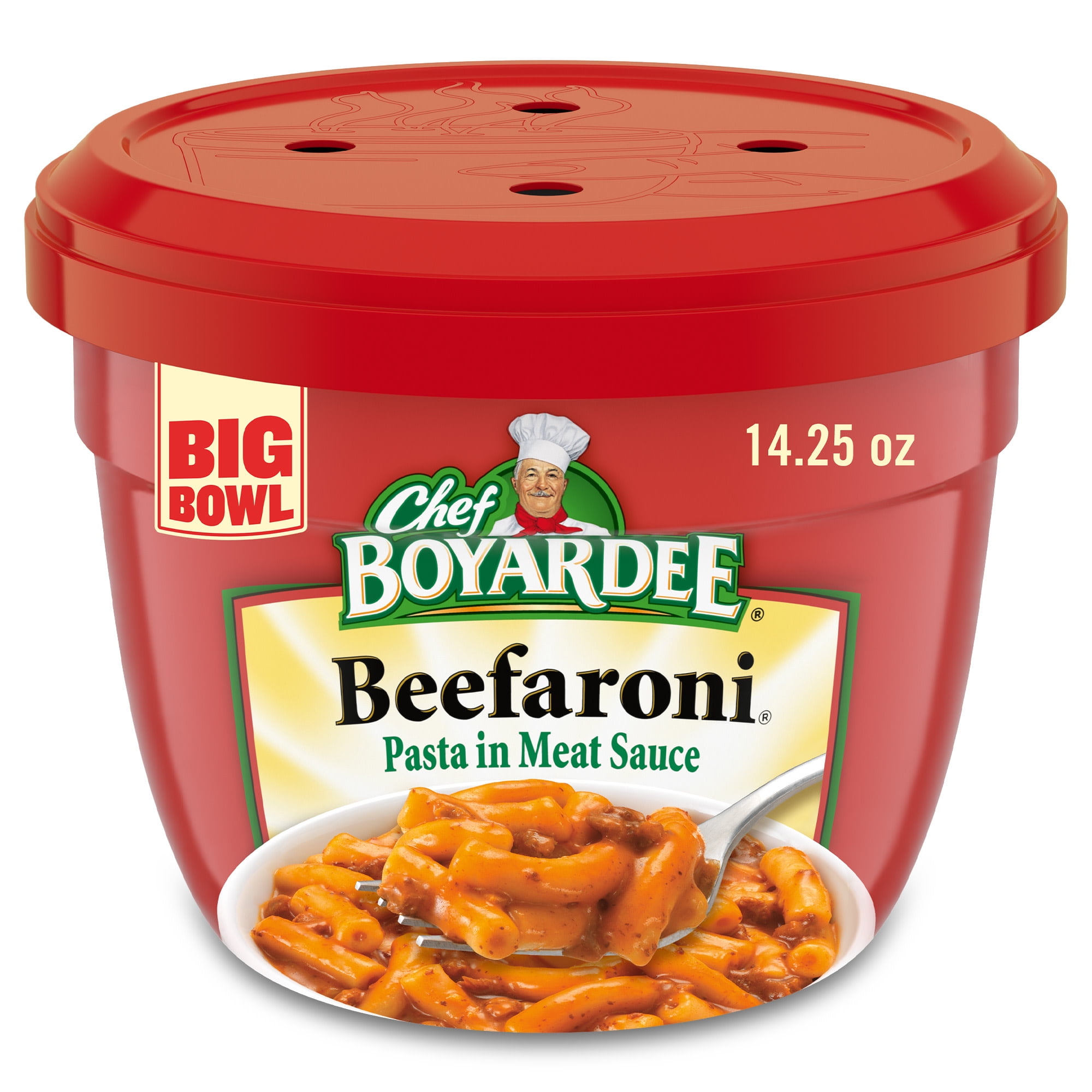 Chef Boyardee Beefaroni, Pasta in Meat Sauce, 14.25 oz - Walmart.com