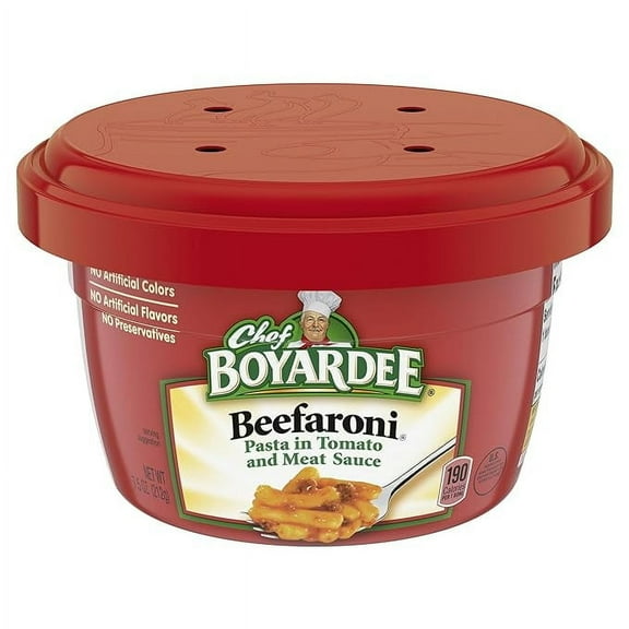 Chef Boyardee Beefaroni Pasta in Tomato and Meat Sauce, 7.5 Oz, 2 Pack