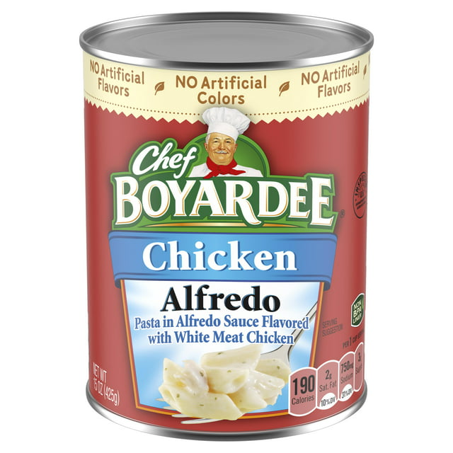 Chef Boyardee Chicken Alfredo Pasta, Microwave Pasta, 15 Oz