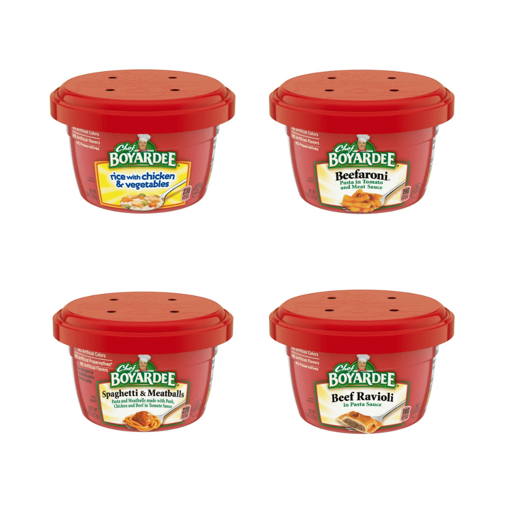 Chef Boyardee Classic Pasta Bowl Variety Pack  12 Microwaveable 7.5 oz Meals, Assorted Flavors