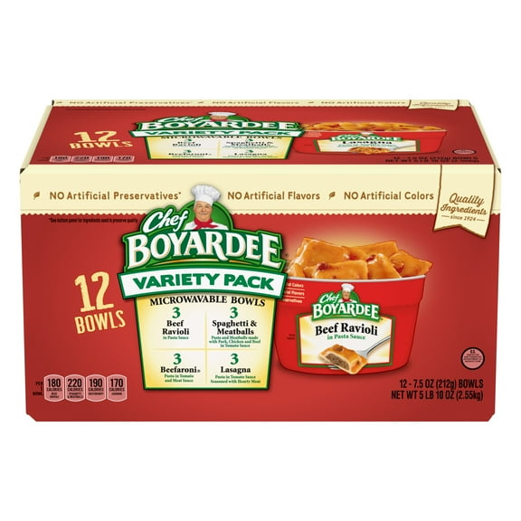 Chef Boyardee Club Variety Pack, 90 oz.
