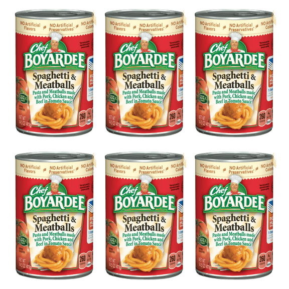 Chef Boyardee Lasagna, Pasta in Chunky Tomato Sauce, 14.5 oz (Pack of 6)