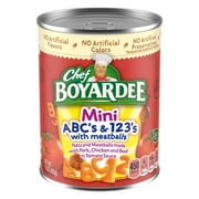 Chef Boyardee Mini ABC's and 123's with Meatballs, 15 oz.
