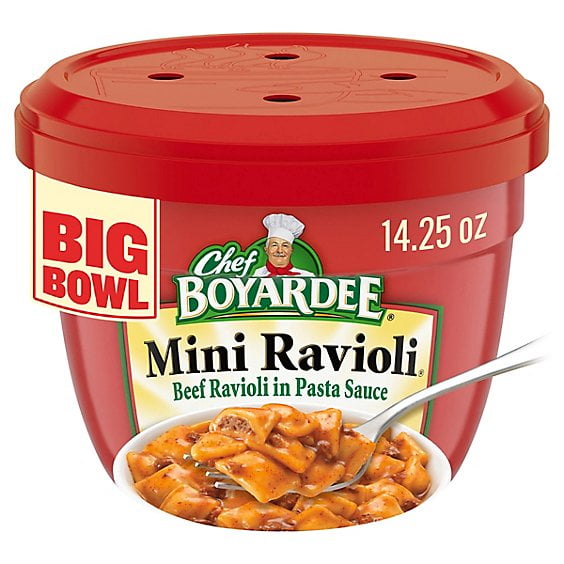 Chef Boyardee Mini Beef Ravioli In Pasta Sauce - 14.5 Oz - Walmart ...