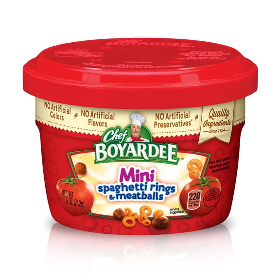 Chef Boyardee Mini-Bites Spaghetti Rings & Meatballs, 7.5 Oz