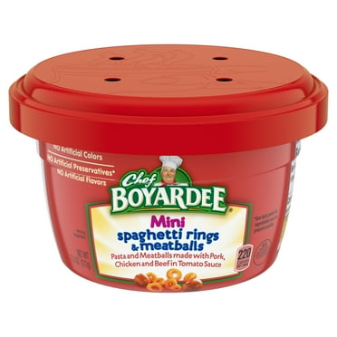 Chef Boyardee Mini-Bites Spaghetti Rings & Meatballs, 7.5 oz.