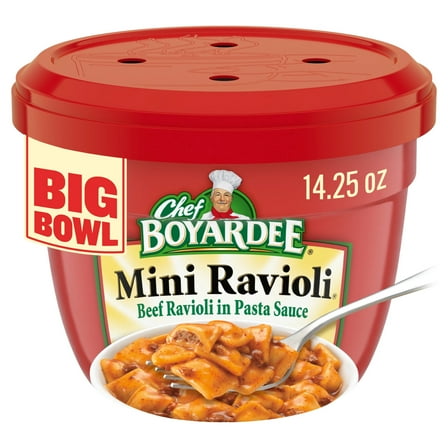 Chef Boyardee Overstuffed Beef Ravioli, Canned Food, 15 Oz Can, Pack of ...