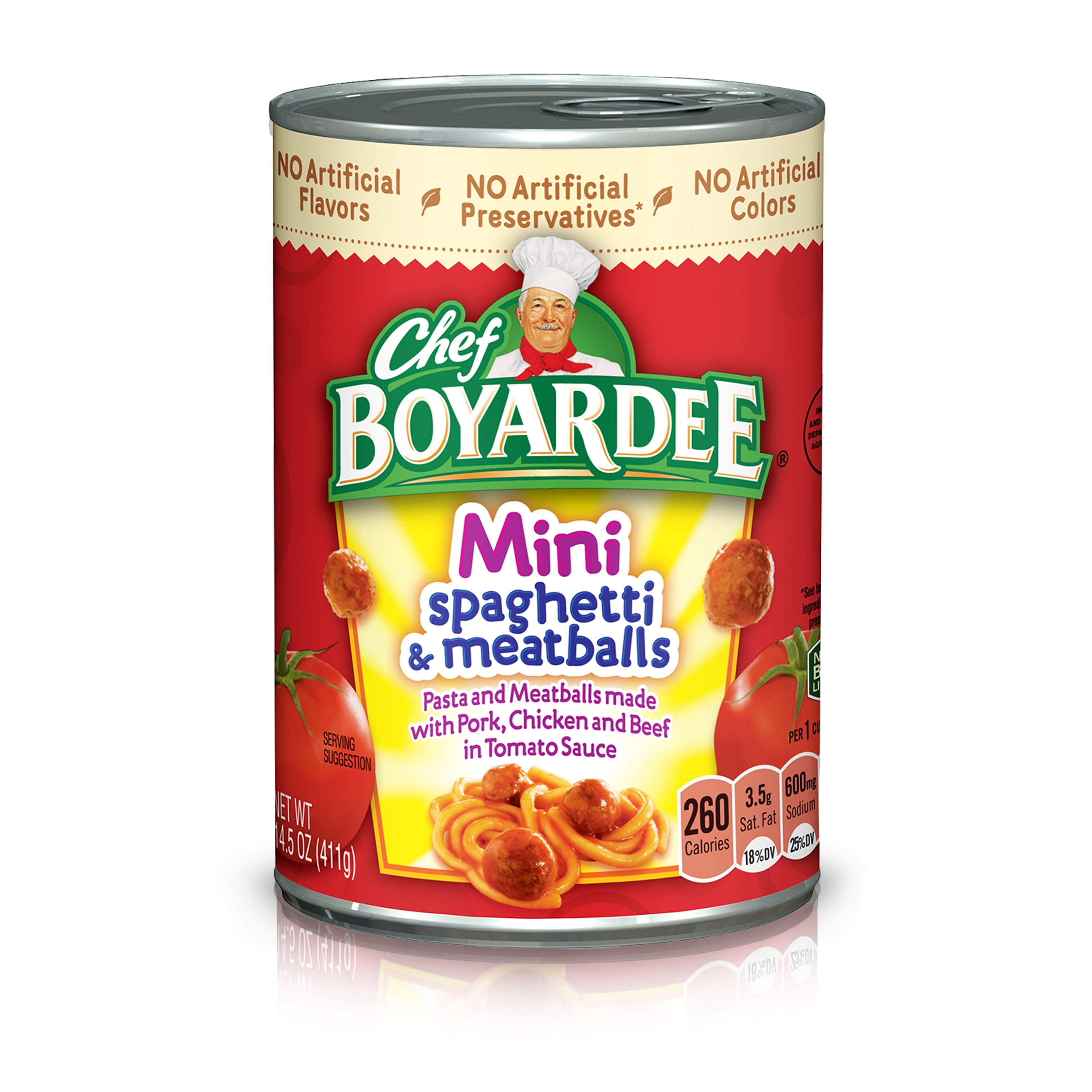 Chef Boyardee Mini Spaghetti and Meatballs, Microwave Pasta, 14.5 oz