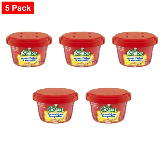 Chef Boyardee Rice With Chicken & Vegetables 7.250 oz - 5 Pack