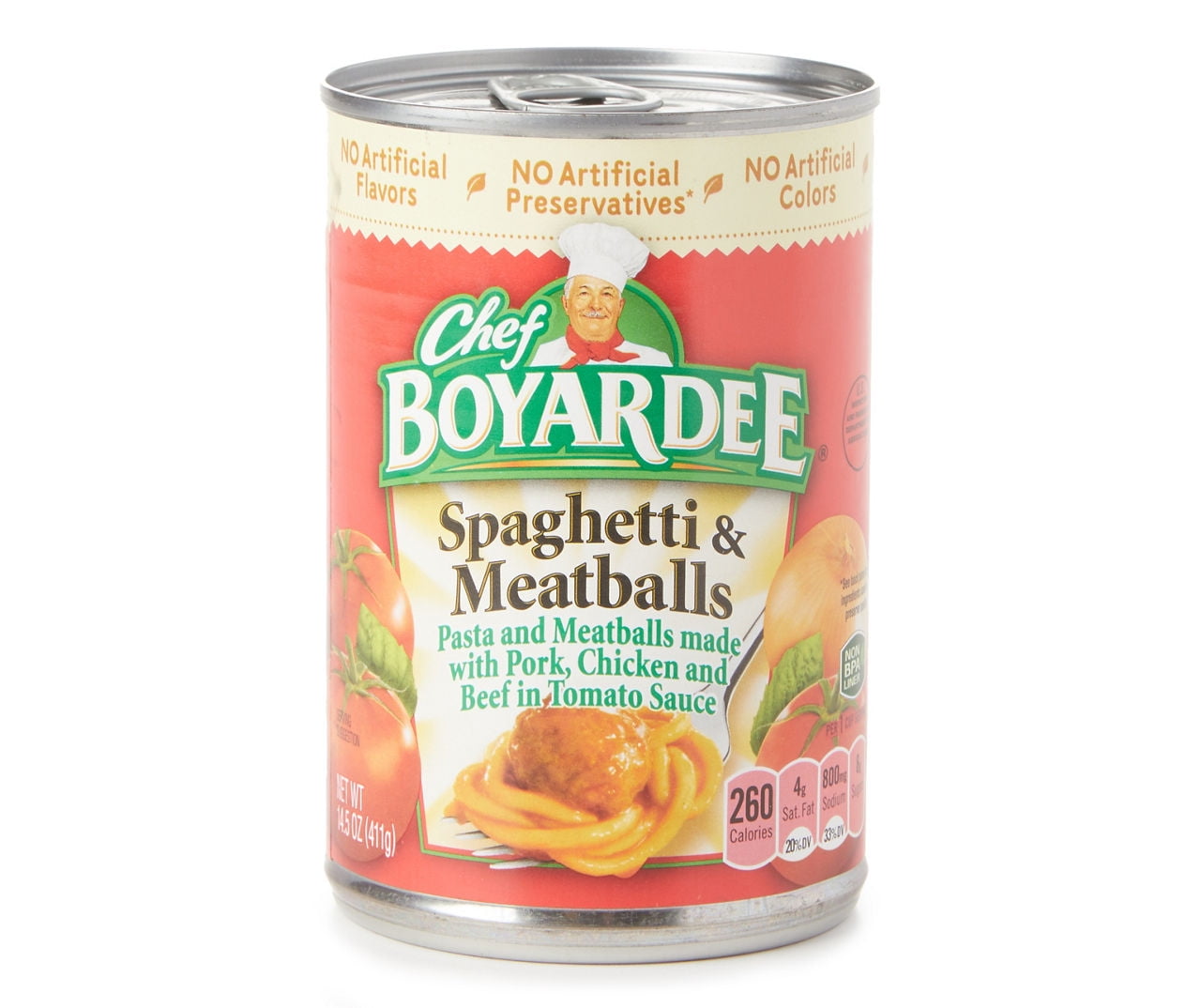 Chef Boyardee Spaghetti & Meatballs, 15 Oz. - Walmart.com