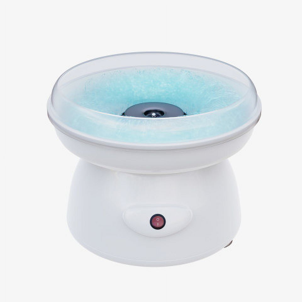 Chef Buddy Countertop Cotton Candy Machine with Scoop and 10 Sticks (White)