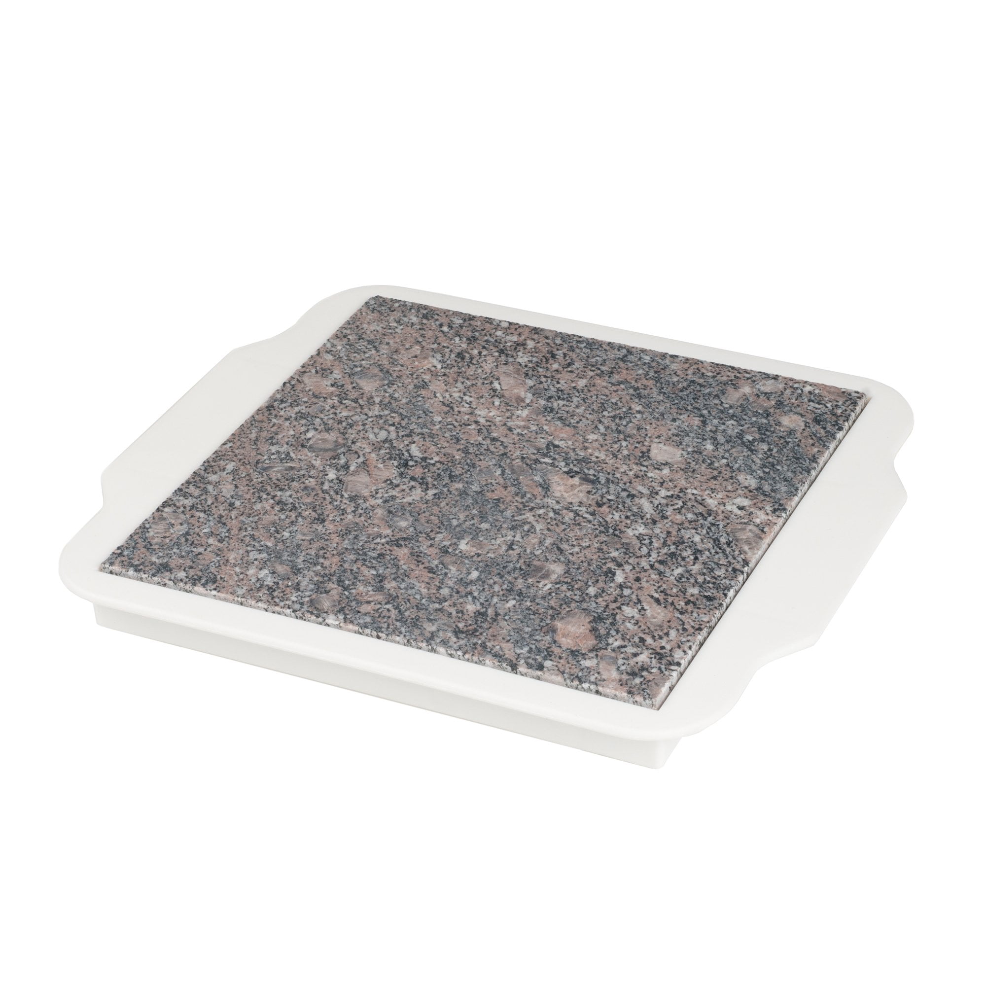 Chef Buddy Food Warmer Plate - Microwavable 9-Inch Marble Hot Plate Keeps Food Warm Longer - Great for Parties, Family Gatherings, and Holidays