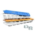 thumbnail image 1 of Chef Buddy Set of 2 Easy-Fill Ice Cube Trays with Lids, Multicolored, 1 of 10