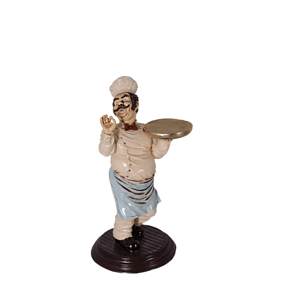 Chef Butler Small Statue