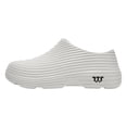 thumbnail image 1 of Chef Clogs for Men Women Nonslip Waterproof Oil-Proof Kitchen Work Shoes with Arch Support Lightweight Comfy Slip on Slides​ Grey Size 9, 1 of 5