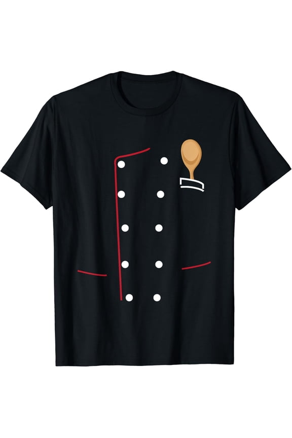 Chef Coat T-Shirt-Chef Uniform Jacket Shirt-Culinary GIFT