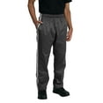 thumbnail image 1 of Chef Code Classic Baggy Chef Pants with Elastic Waist and Drawstring, Charcoal, XS, 1 of 5