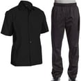 thumbnail image 1 of Chef Code Combo Pack, Cool Breeze Cook Shirt and Elastic Waist Chef Pants, Black, XS, 1 of 3