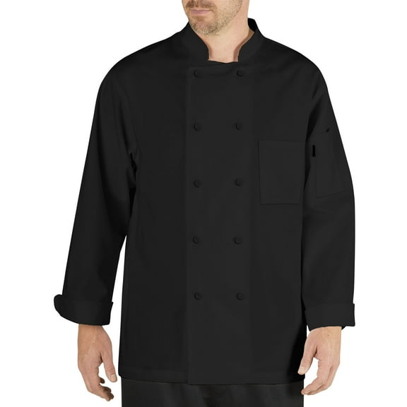 Chef Code Cool Breeze Chef Coat with Long-Sleeves and Mesh Vent Inlay