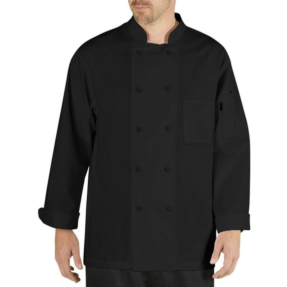 Chef Code Cool Breeze Chef Coat with Long-Sleeves and Mesh Vent Inlay